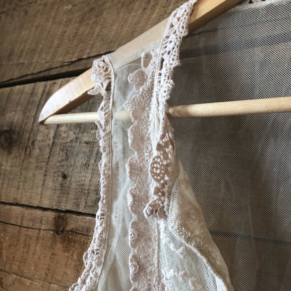 Crocheted Lace Tank Top for Layering - Picture 7 of 9